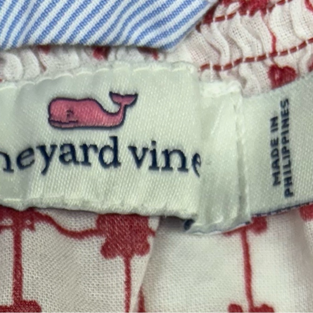 Vineyard Vines Pink and White Women's Top - Picture 5 of 5